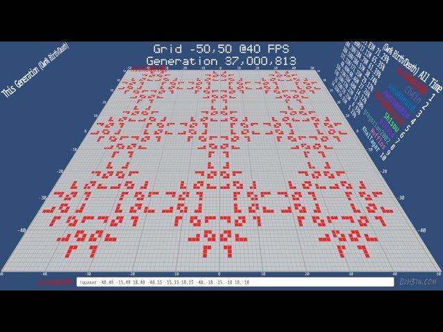 Quasar Quagmire by @nick666101 - Twitch Plays Conway's Game of Life - Battle Royale Edition