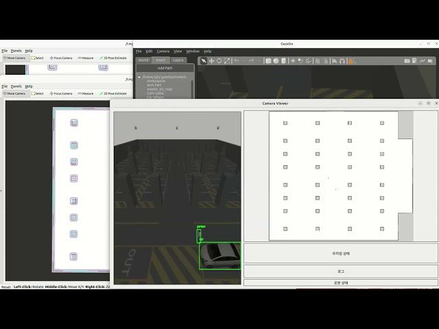 Demo of an Autonomous Parking System Using ROS2 and Gazebo