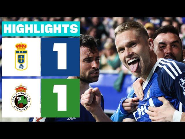 Highlights Real Oviedo vs Real Racing Club (1-1)