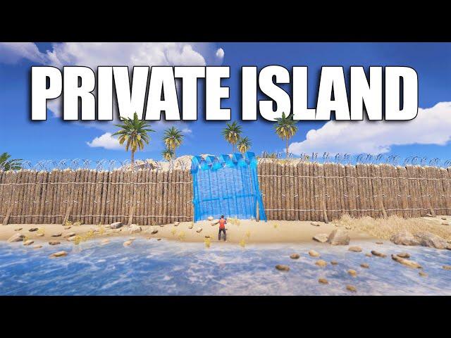 I walled in an Island on Official Vanilla Rust