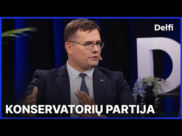 Iš esmės. Kaip konservatorių partiją keis Laurynas Kasčiūnas?