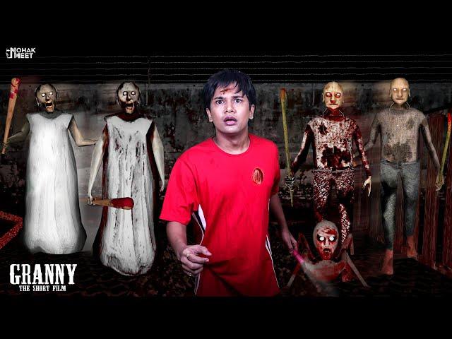 GRANNY KA NIGHTMARE MODE SHORT FILM : ग्रैनी | INDIAN HORROR GAME GRANNY - SLENDRINA | MOHAK MEET