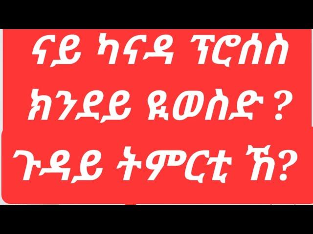 ናይ ካናዳ ፕሮሰስ ክንደይ ዪወስድ? ንትምርቲ ከ አንታይ ክንማላአ? ንዝብል ሕቶታትኩም መልሲ