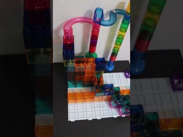 Marble Run ASMR GOOD metal sound DAISO Marble Slope D-trax 4 Marble genius #marblerun #rollercoaster