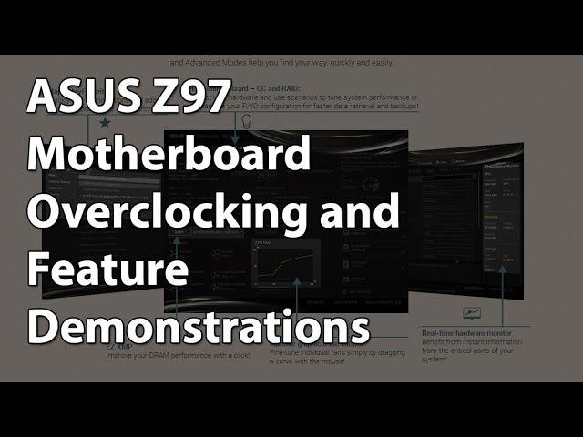 ASUS Z97 Feature Demonstration - AutoTuning, FanXpert III, 5-Way Optimization, UEFI