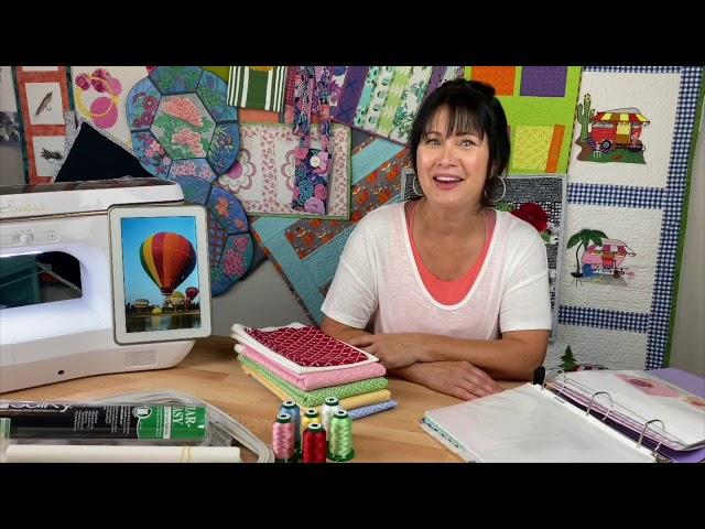 Quilt States Project- FREEBIE PROJECT with Lori Hernandez and EmbroiderShoppe