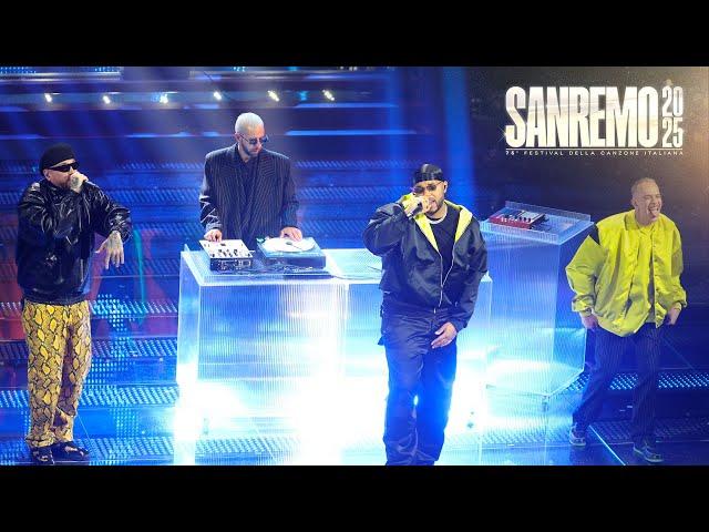 Sanremo 2025 - Shablo feat. Gue, Joshua e Tormento cantano "La mia parola"