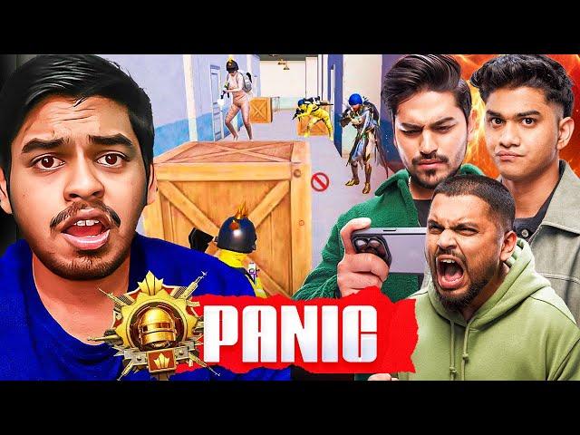 EXTREME *PANIC* 1vs4 CLUTCH Caught on Camera ft. Jonathan Gaming | BEST Moments in PUBG Mobile