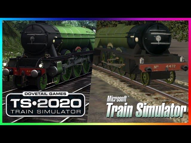 Train Simulator 2020 V.S. MSTS (Flying Scotsman)