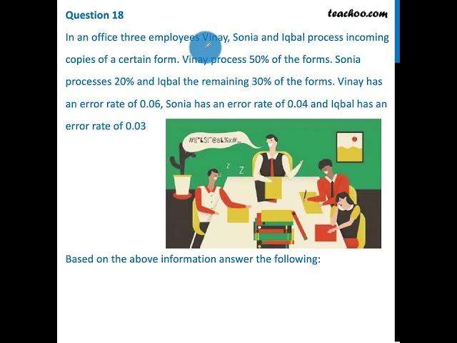 [Class 12 Case Based] Intro - In an office three employees Vinay, Sonia and Iqbal - Teachoo