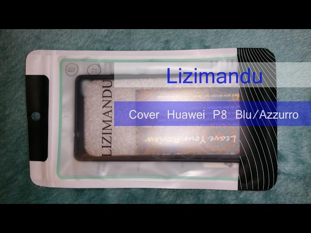 Lizimandu Cover Huawei P8  Blu/Azzurro