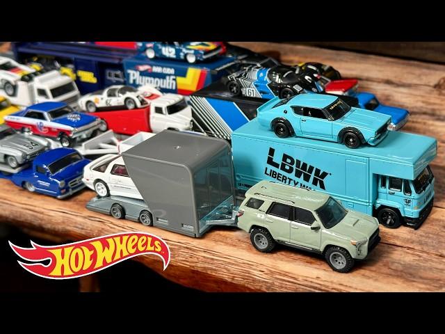 Unboxing Every 2024 Hot Wheels Team Transport (62-73 + Legends Tours)