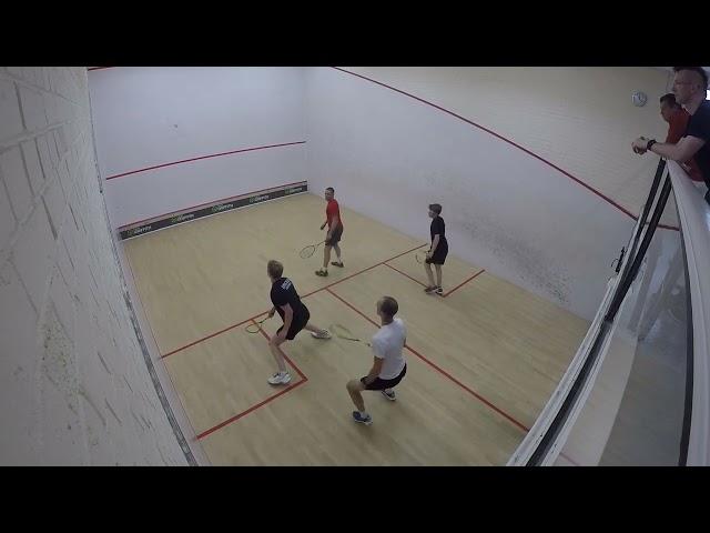 EAST GLOS ProAm squash doubles  jack and harry bloomfield v jonny harford and robbie  temple