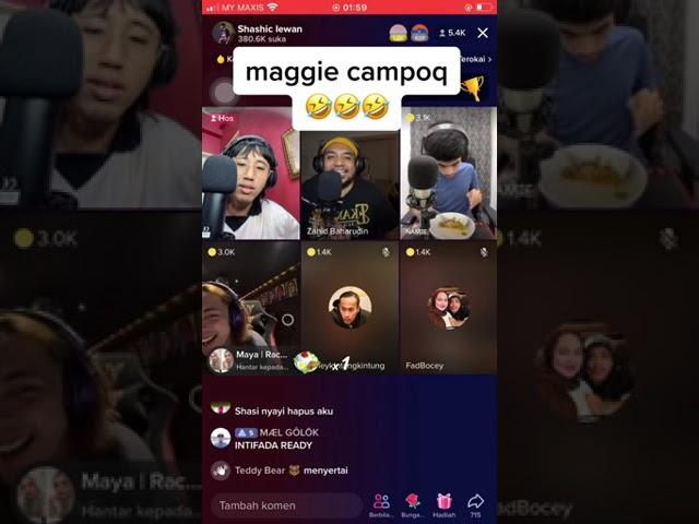 lawak namie campur2 lagu wings dan rabbani