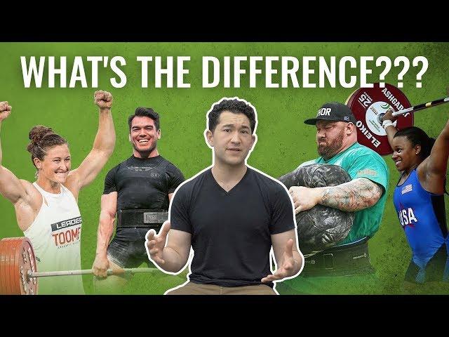 Weightlifting vs. Powerlifting vs. CrossFit vs. Strongman | What's the Difference?