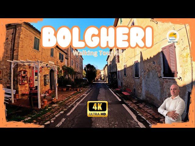 MDFtravel presenta BOLGHERI - Walking Tour 4K con "GoPro" 12! Migliori luoghi da visitare in Italia!