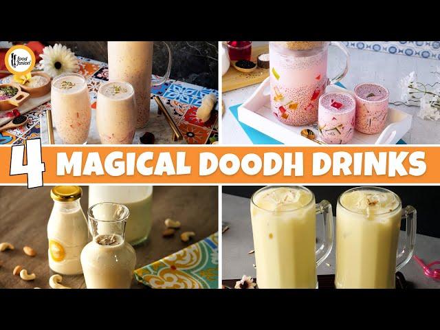 4 Magical Chilled Doodh/Milk Drinks By Food Fusion (Ramazan Special)