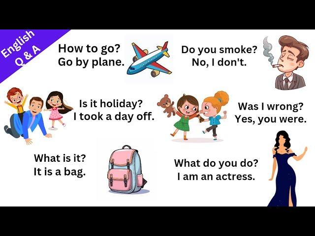 Daily Use English Question Answers | Fun Learning Question Answers