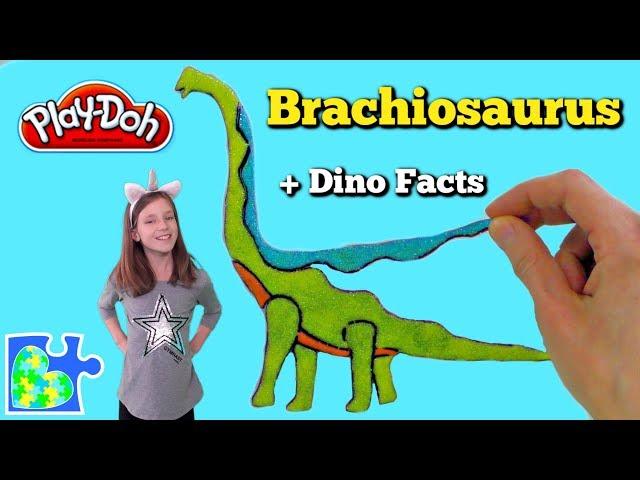 BRACHIOSAURUS || Dinosaur Fun Facts || Play-Doh Dinosaur