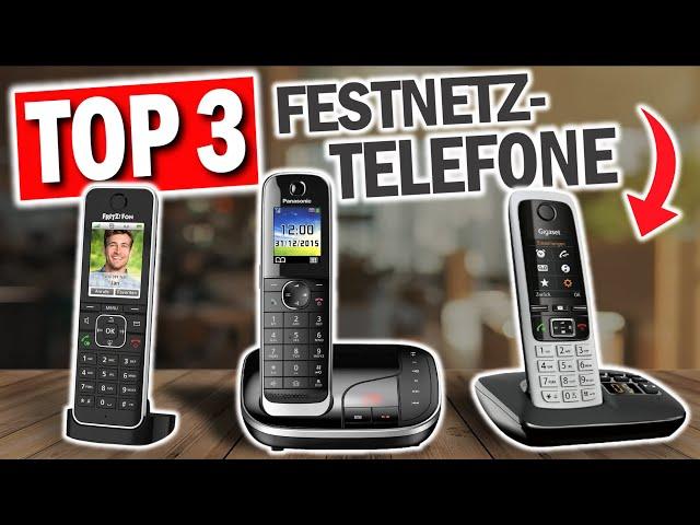 Die besten DECT FESTNETZTELEFONE 2024 | Top 3 Kabellose Festnetztelefone