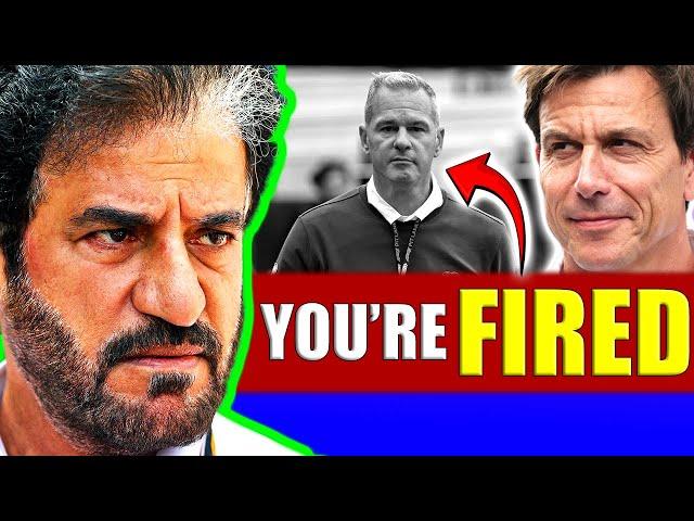 HUGE DRAMA as F1 Race Director FIRED?! ️