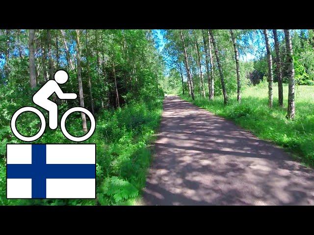 Cycling In Finland (Helsinki Bike Ride)   GoPro 1st Person Cycling