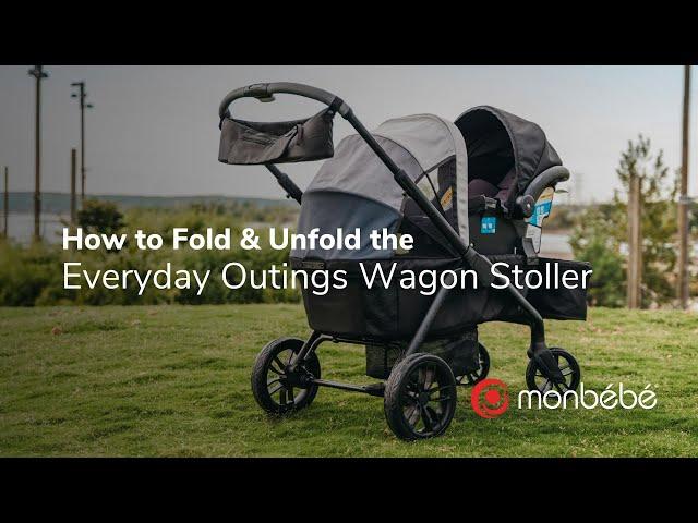 How to Fold and Unfold the Everyday Outings Wagon Stroller | Monbébé