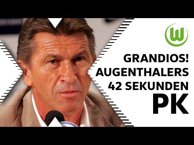 Klaus Augenthalers legendäre Pressekonferenz | VfL Wolfsburg