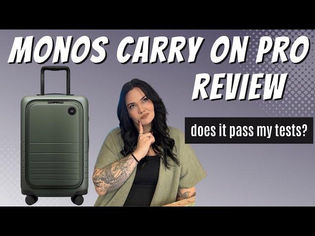 Monos Carry on Pro Review | Best pro carry on bag?