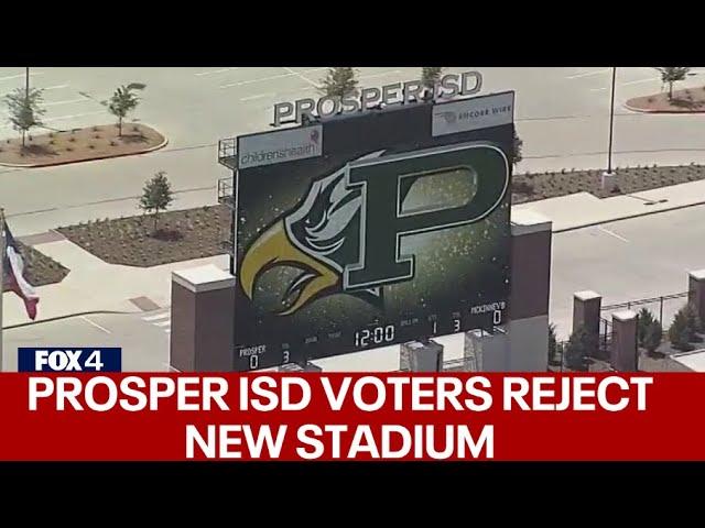 Prosper ISD voters reject $94M stadium bond issue