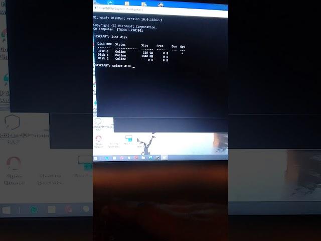 how to fix disk unknown not initialized?
