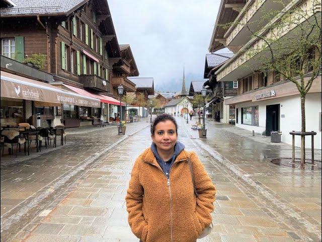 Switzerland Trip 2023 - Day 2 - Gstaad (Gstaad Promenade), Saanen (DDLJ Bridge and railway crossing)