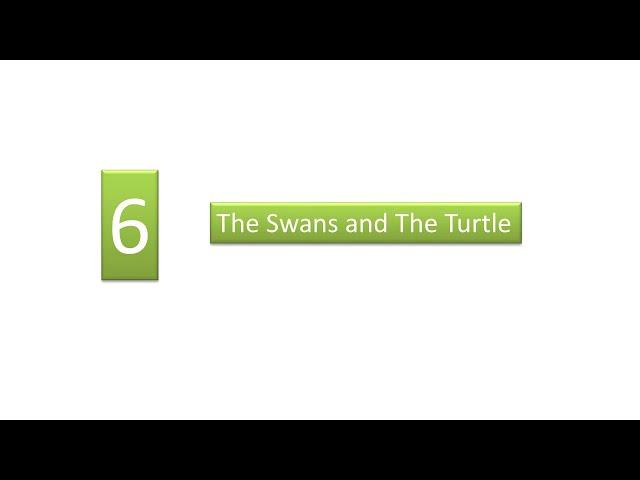 THE SWANS AND THE TURTLE STORY IN ENGLISH | TURTLE STORIES IN ENGLISH | SWANS STORIES IN ENGLISH