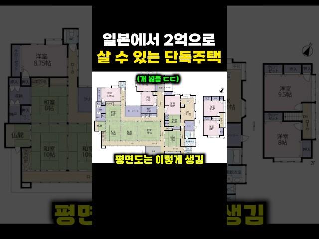 일본에서 2억으로 살 수 있는 단독주택 ㄷㄷ 너무 넓은데..?