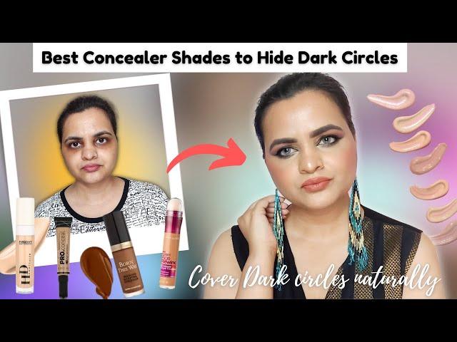 My Top 6  Concealer Shade to cover Dark Circles directly || No Colour Corrector #darkcircles