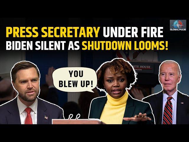 White House UNDER FIRE: Press Secretary BLAMES Republicans! White House press conference Karine Jean