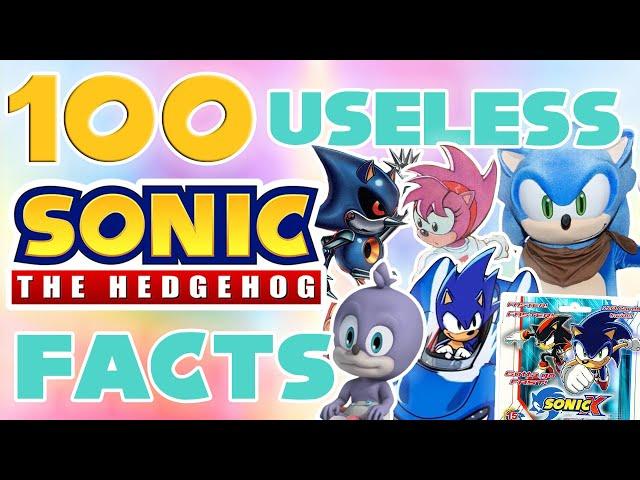 100 Useless Sonic The Hedgehog Facts! (Season 1 Marathon)