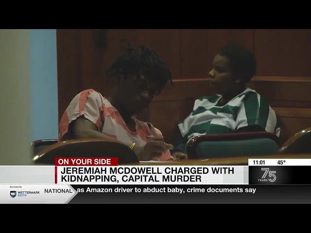 Suspect in Mahogany Jackson case in court