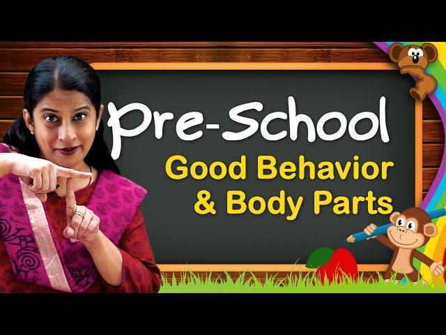 Pre School Learning For Kids | Colors, Shapes, Body Parts, Time, Good Behavior | Pre School Videos