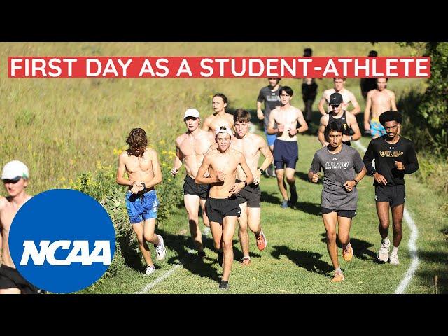 First Day of College as a Freshman Student Athlete | NCAA XC