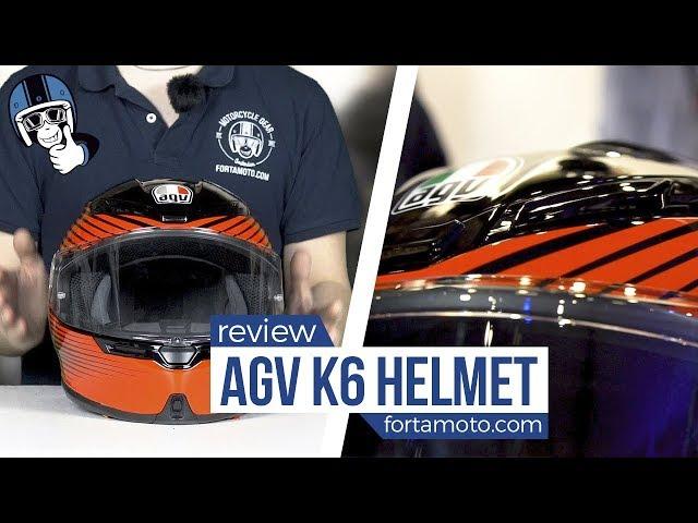 AGV K6 motorcycle helmet review | FortaMoto.com