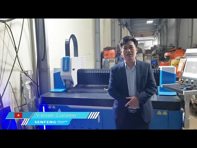 SENFENG laser cutting machine in vietnam