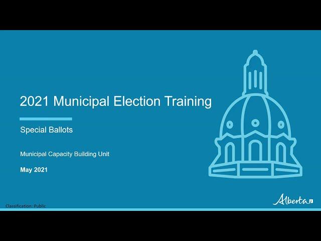 Returning Officer Training – Special Ballots