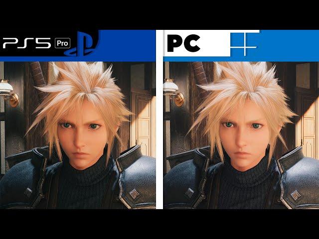 Final Fantasy VII Rebirth | PS5 Pro VS PC Max. Settings | Graphics Comparison