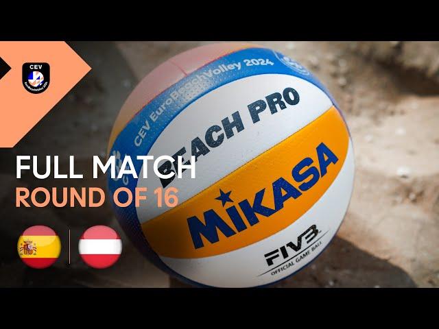 Herrera/Gavira (ESP) vs. Hörl/Horst (AUT) - CEV EuroBeachVolley 2024 | R16