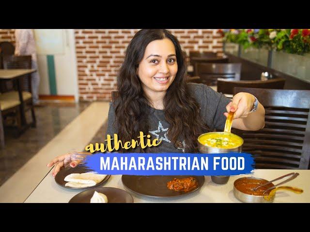 AUTHENTIC Maharashtrian Food in a Thane restaurant | Thane Food Vlog