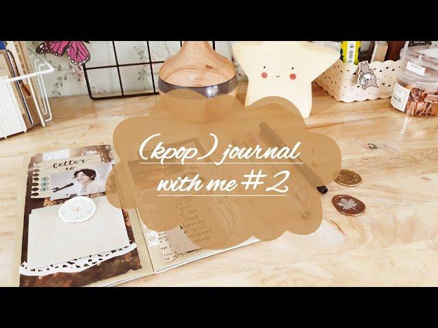 (kpop) journal with me #2: letter to taehyung | no talking, eng sub, relaxing music.