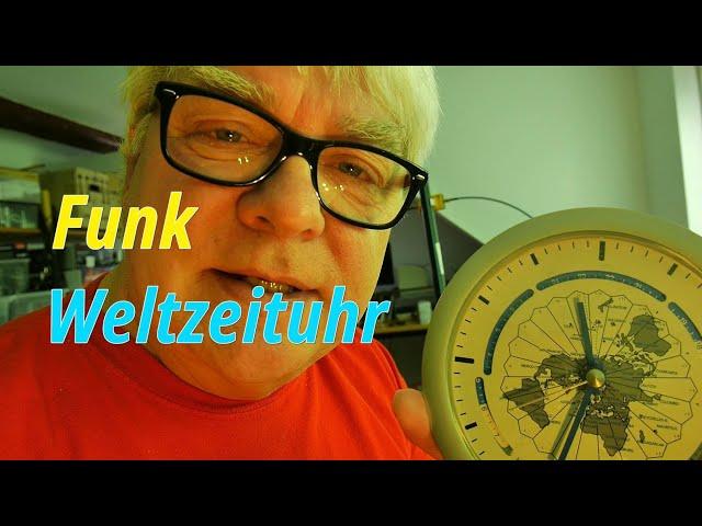 Analoge Weltzeituhr Zeitzonen Uhr funkgesteuert ► Analog Ham Radio Clock (radio controlled)