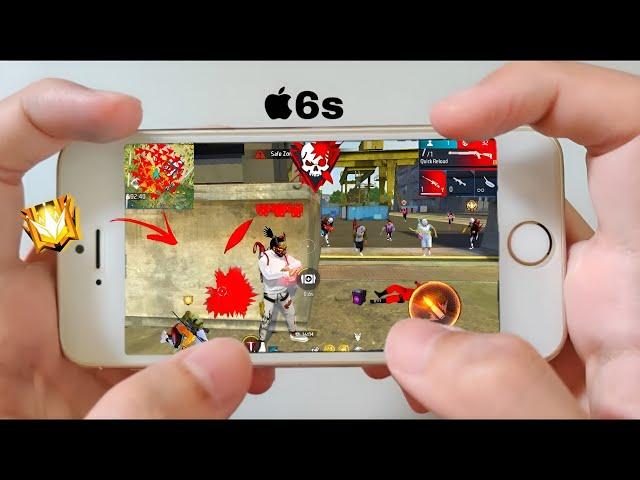 Iphone 6s Free Fire Gameplay + MACRO 32gb +Settings HUD