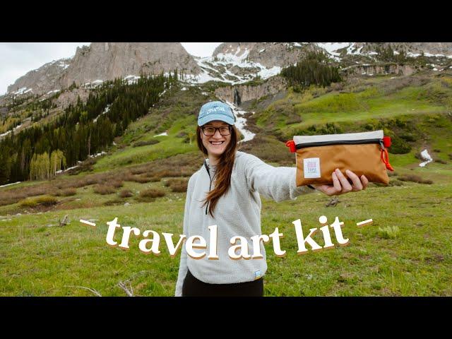 My travel art kit | what I always take with me